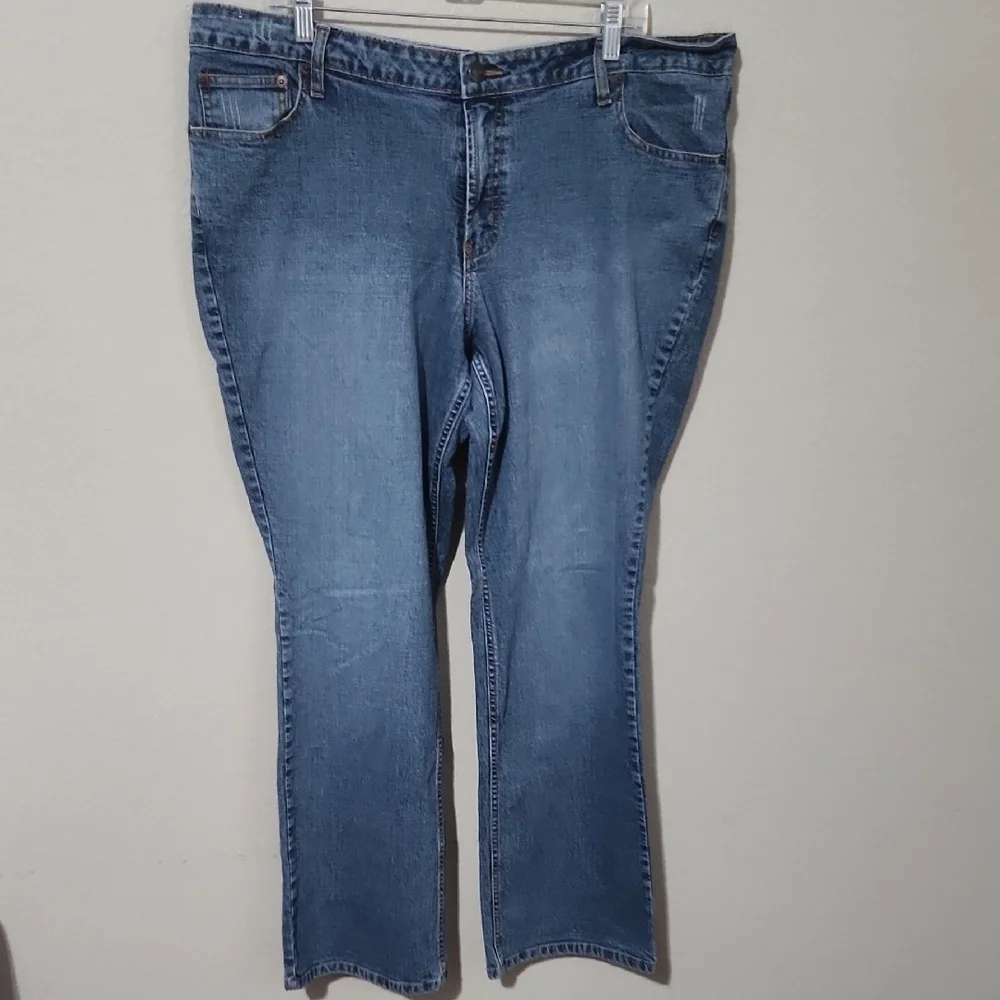 Mossimo Jeans Size 20 Blue Straight Leg Jeans